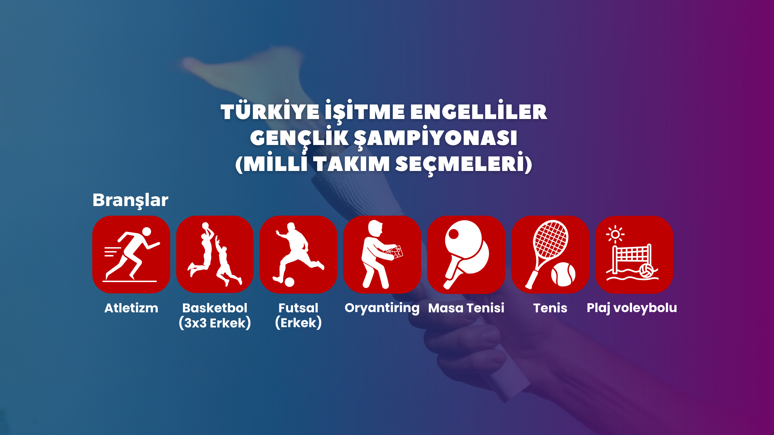 Türkiye İşitme Engelliler Gençlik Şampiyonası (Milli Takım Seçmeleri)